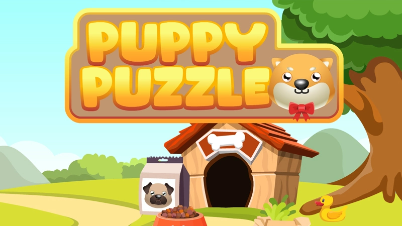 Puppy puzzle, juega en línea gratis